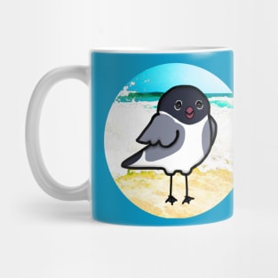 Gull at the Beach (Large Print) Mug